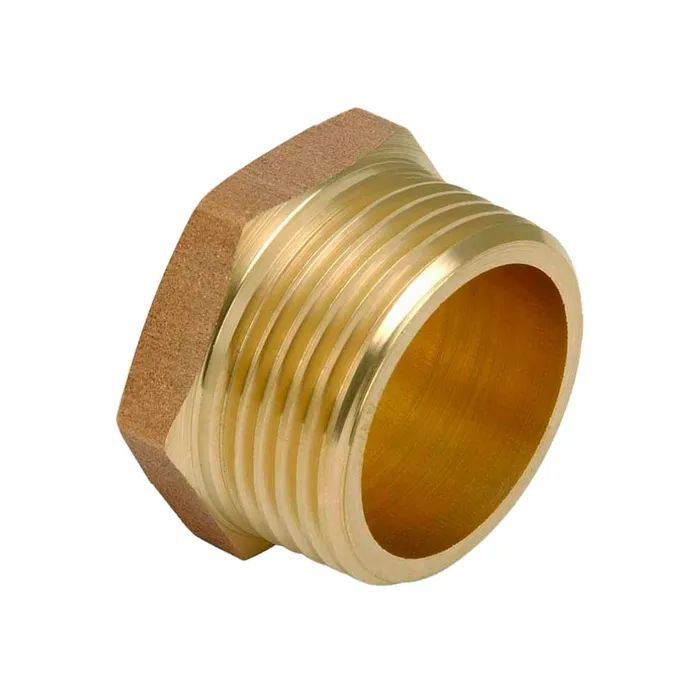 картинка 67-0-256 Заглушка латунная, наружная резьба, 1", (шт.)																																								 от базы строительно-отделочных материалов